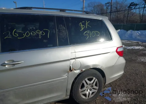 2007 Honda Odyssey Ex из США, поврежденный, VIN 5FNRL38487B457819